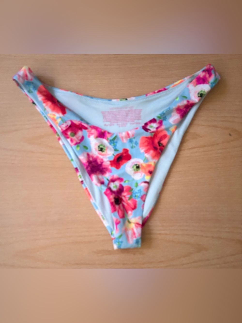 Victoria's Secret Blue Floral Underwire Bikini Set - Picture 8 of 14